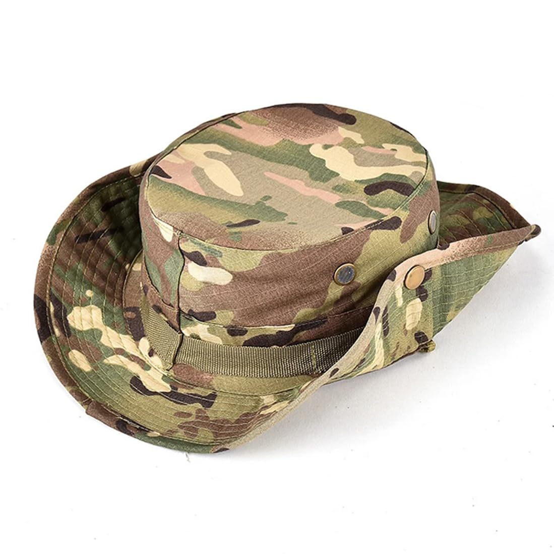 Cappello da Pescatore Estivo per Uomo e Donna, Traspirante, Pieghevole, per Escursionismo, Pesca, Panama, Casual, Parasole (E 6 7/8)