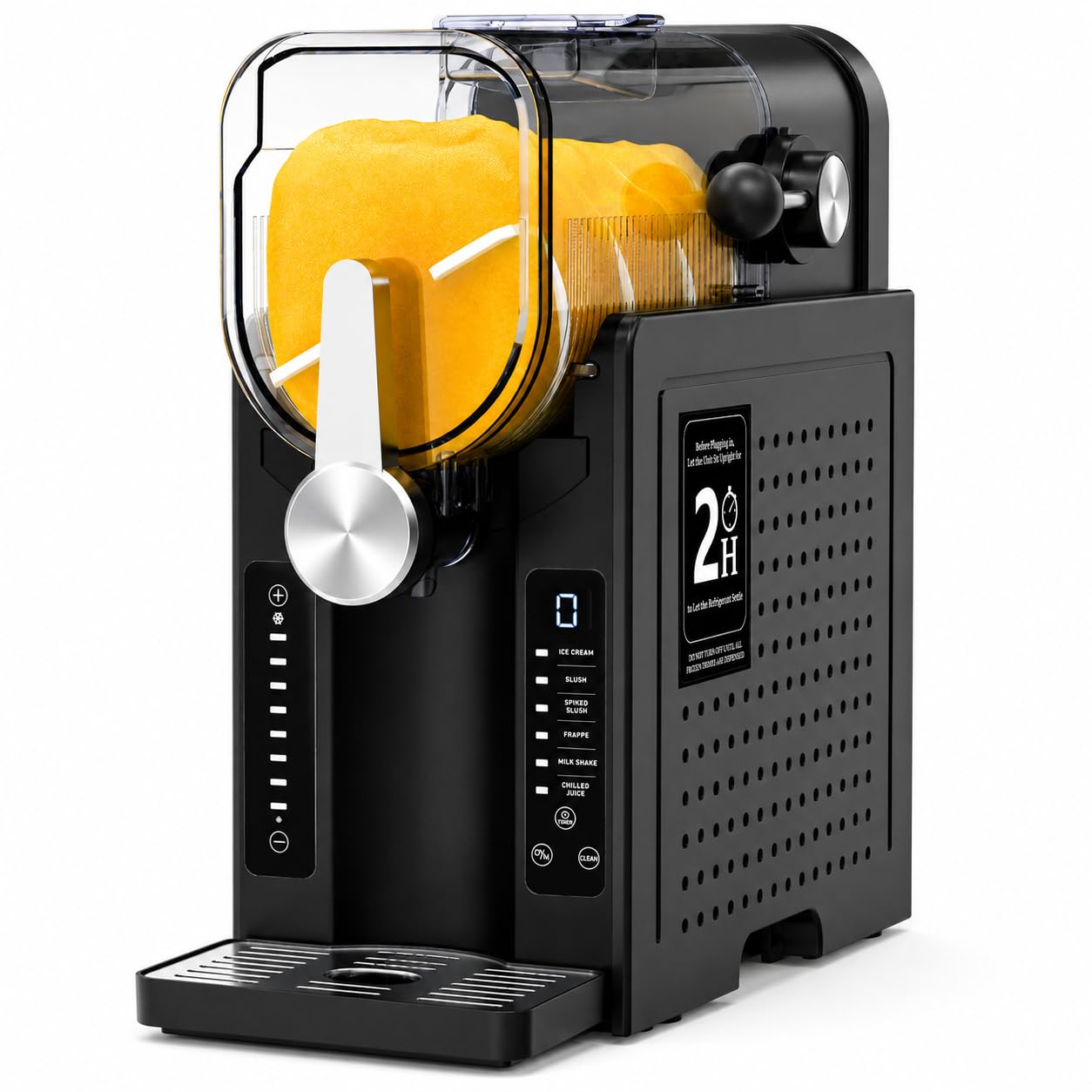 HINISO Slushie Maker Machine for Home – No Ice Needed | Compressor Cooling | LED Display & Consistency Control Frozen Drinks, Frappé, Milkshake & Cocktail Maker (2.6 Litre)-image-30