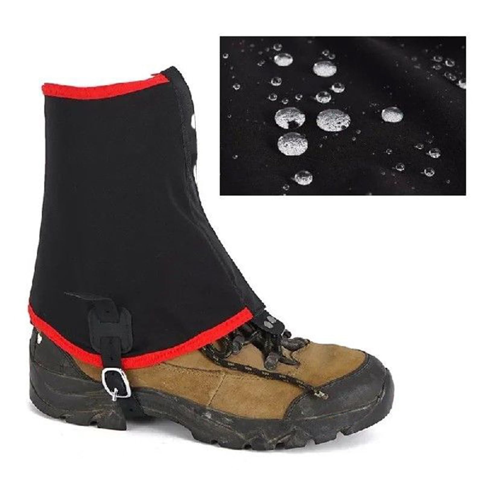 Las Polainas for piernas, Las Fundas for Zapatos for Exteriores Son Altamente elásticas y Resistentes al Desgaste, adecuadas for Escalar montañas, Escalar y Acampar.