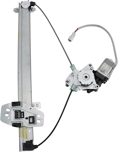 Miniatura 49 de TRQ Regulador y motor de ventana eléctrica del lado del conductor, parte trasera izquierda, compatible con Ford Escape 2008-2012, Mazda Tribute