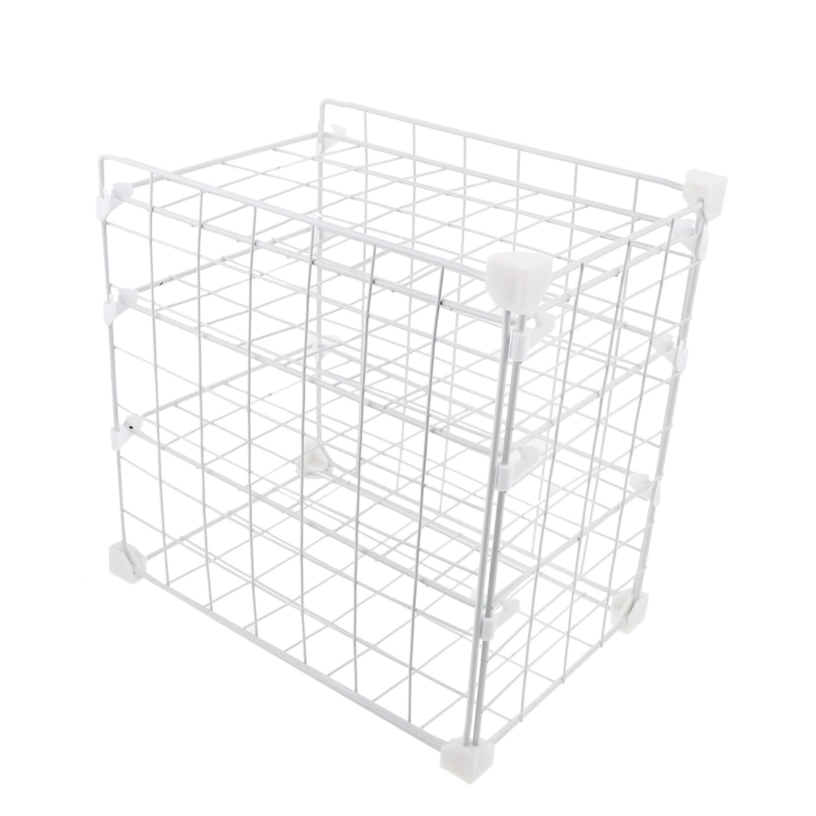 Organisateur Réfrigérateur Métal Robuste avec Étagères Ajustables Niveaux pour Rangement Condiments Assiettes Restes Congélateur et Garde-Manger Installation sans Outils Adaptable