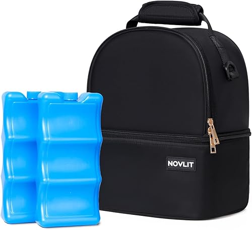 Bolsa de extractor de leche con bolsa de hielo, bolsa de refrigeración multifunción para leche materna y bolsa de almuerzo apta como biberones de