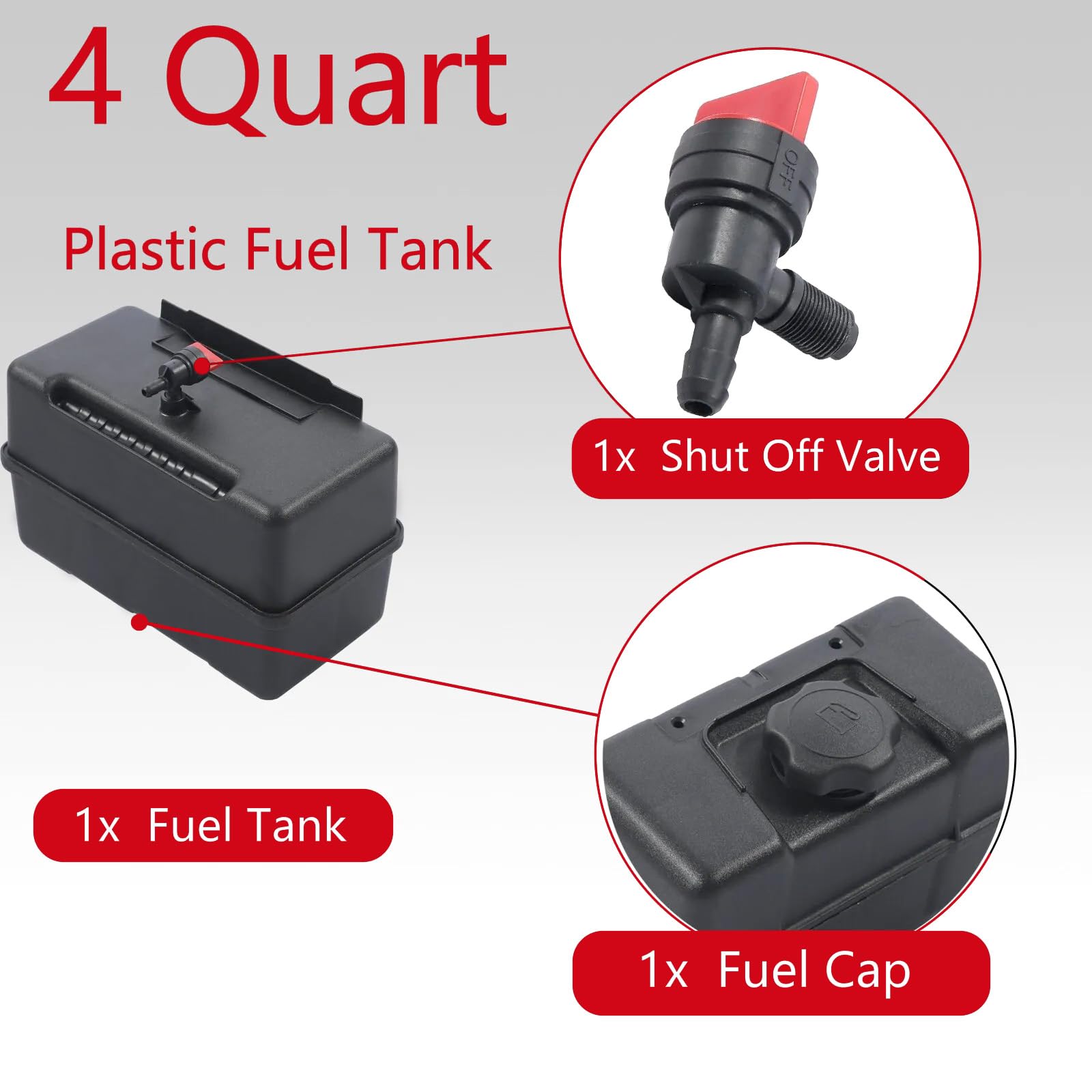 Tanque De Combustible - Plastico 290816 BRIGGS