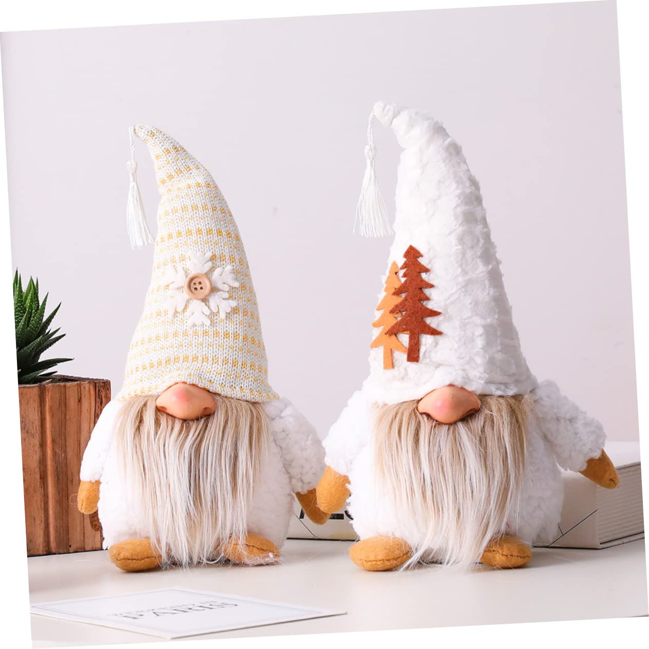 Zerodeko 3pièces GNOME De Noël Style Scandinave Décoration Festive pour Votre Maison Bureau Événement Ajout Charmant à Votre Ambiance De Fête