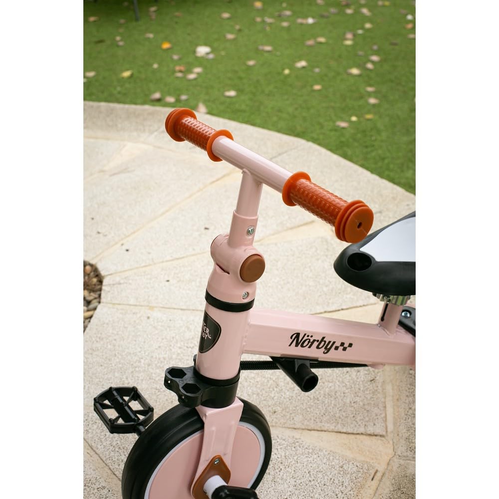 Interbaby - Triciclo "Norby" e Bici Evolutiva 5 in 1 con Capottina - 1-5 Anni