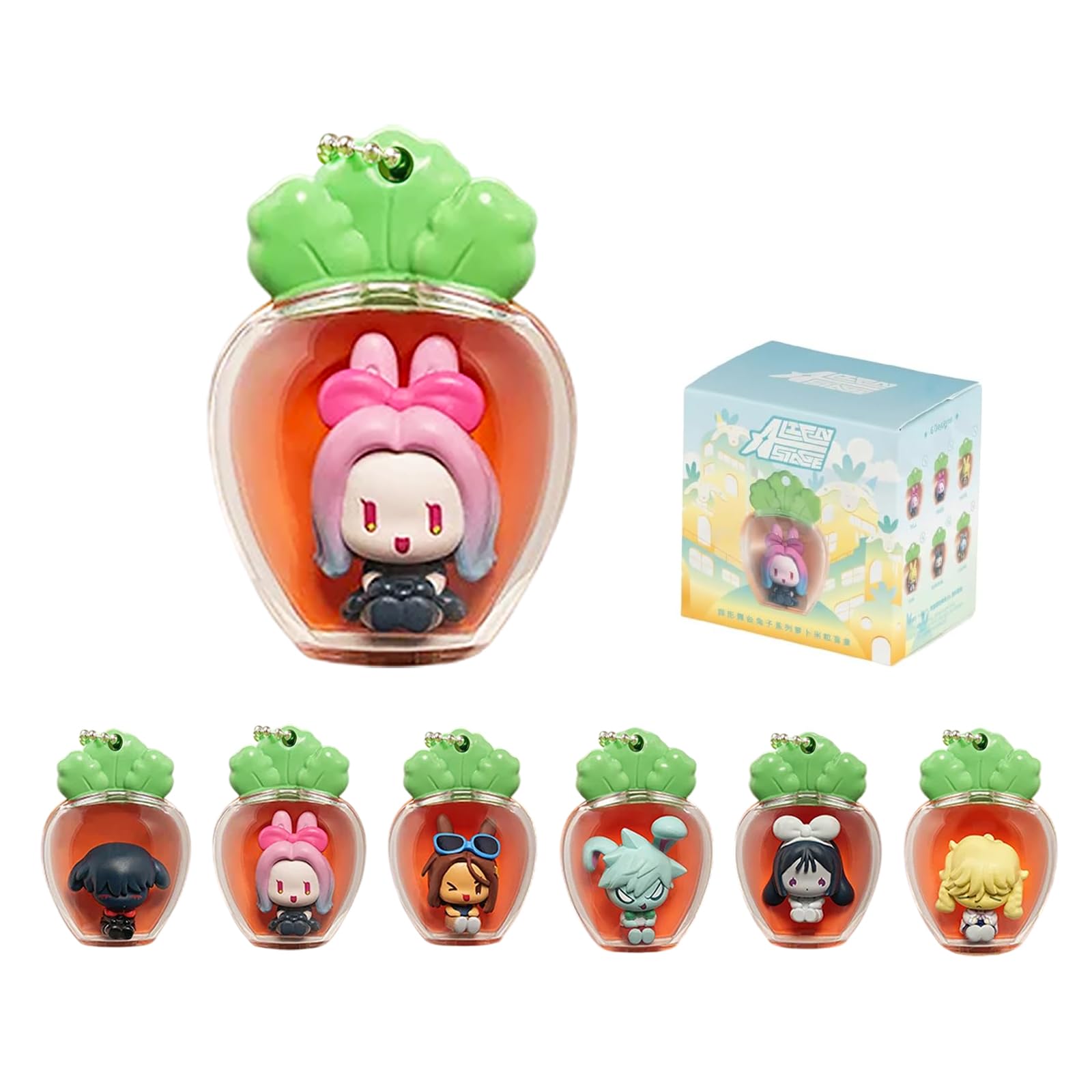Buy Bahomu Anime Blind Box, Cute Alien Stage Rabbit Radish Series