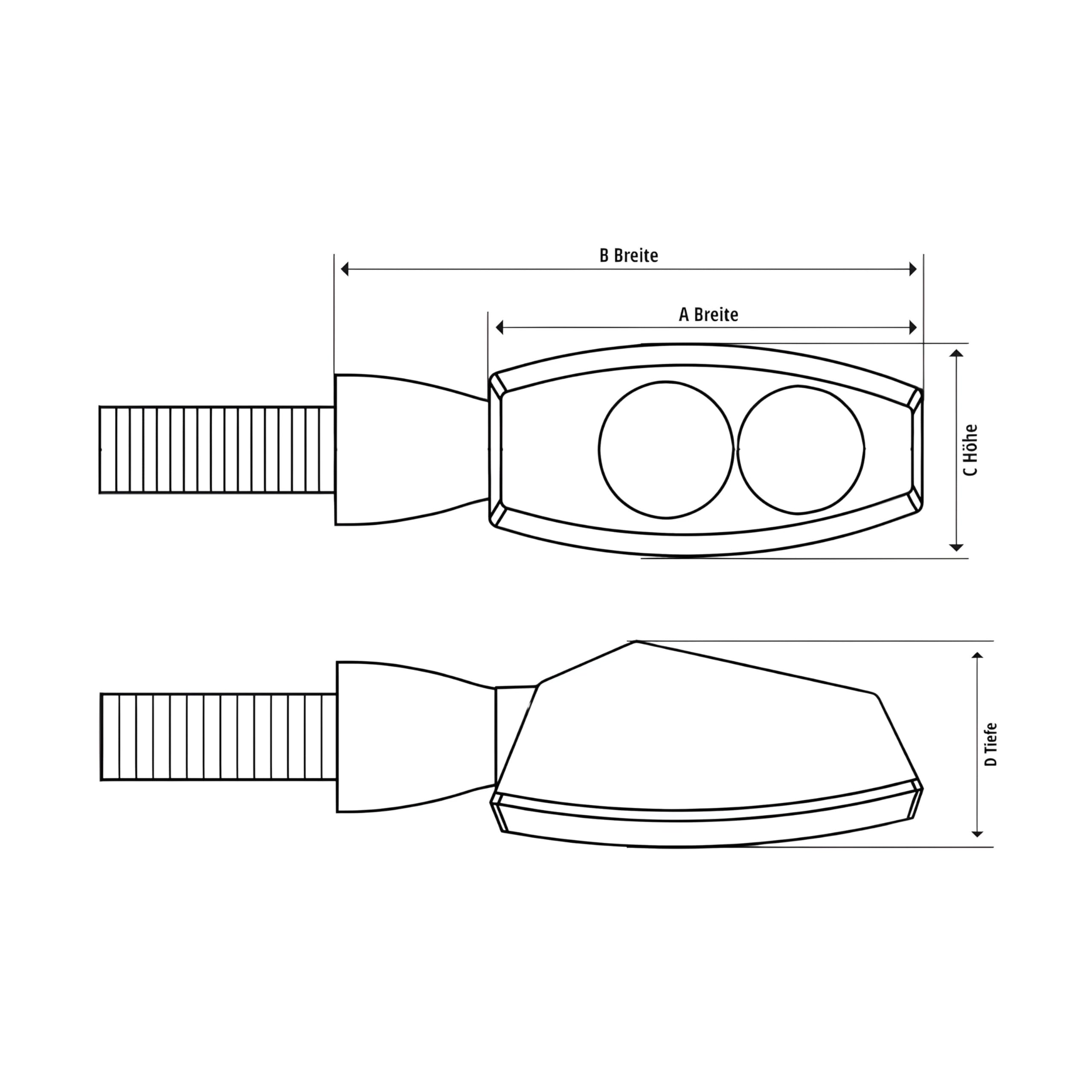 SHIN YO LED Bremslicht/Blinkereinheit Spark
