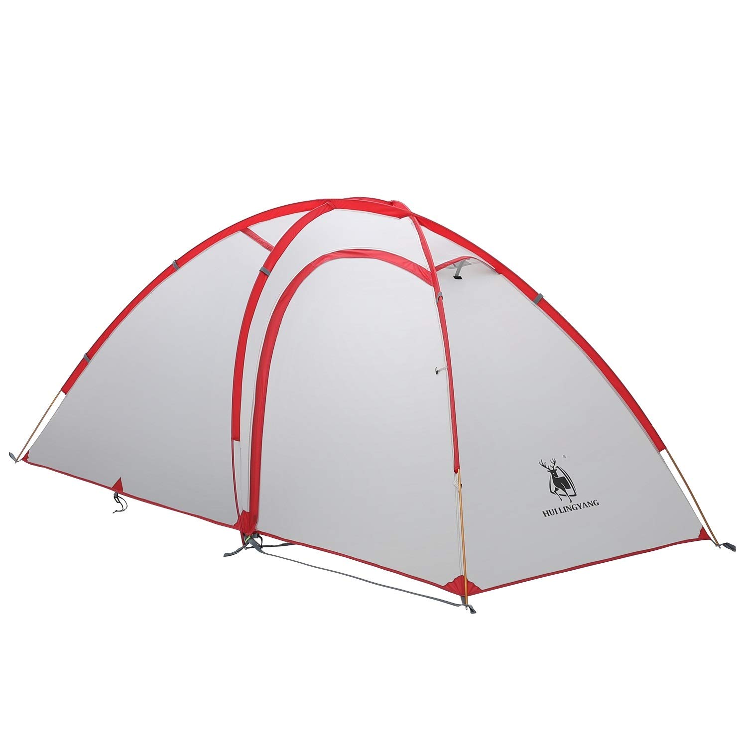 Amazon | テント 登山 防雨 防風 防災 2－3人用 2ルーム 前室