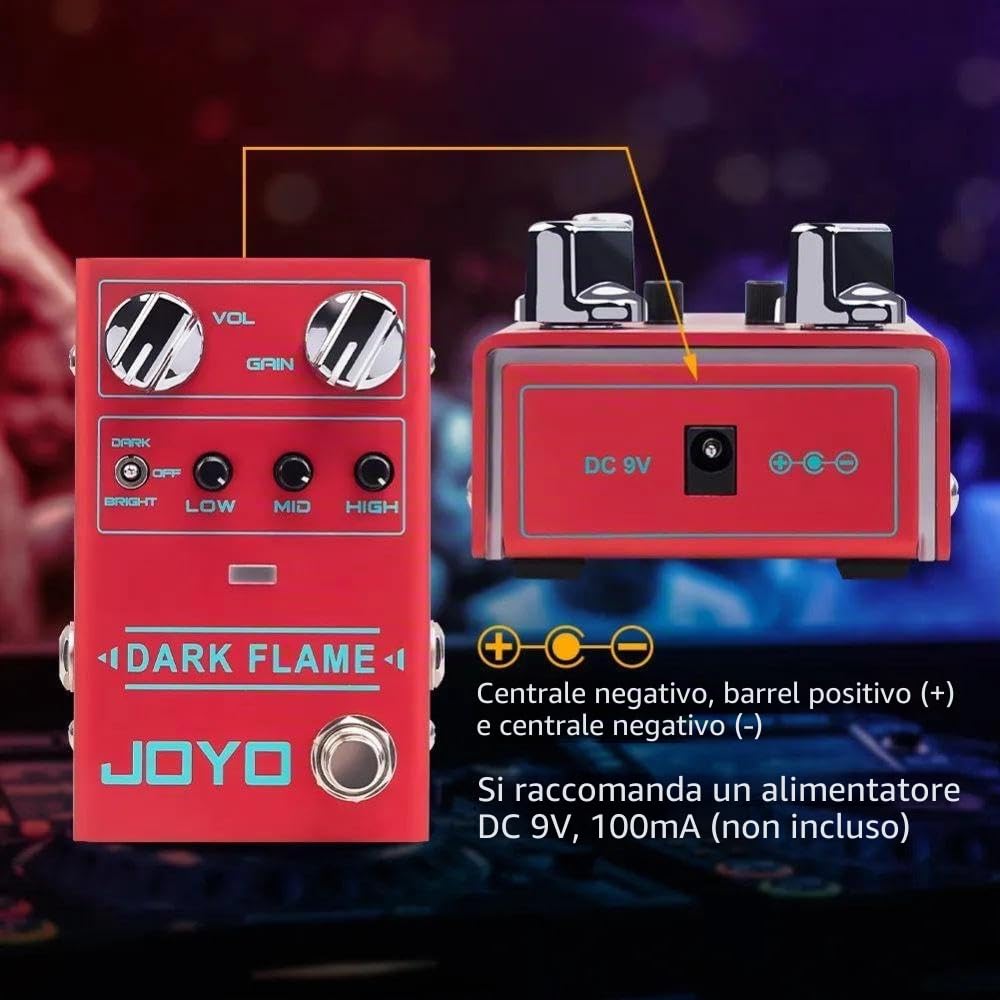 JOYO-R20 King of Kings pedale di distorsione/overdrive/distorsione a doppio canale