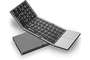 Acoucou Foldable Bluetooth Keyboard with Touchpad