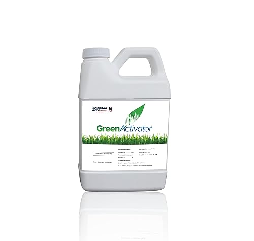 's GreenActivator | Fertilizante líquido para césped y césped de 32 onzas con ácido húmico y fúlvico | Aumenta la salud del césped y la ingesta de