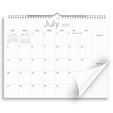 SKYDUE Wall Calendar 2025-2026&comma; Jul 2025 to Dec 2026 18 Months 2025 2026 Wall Calendar with Planner Stickers&comma; 14&period;5" x 11"&comma; Black