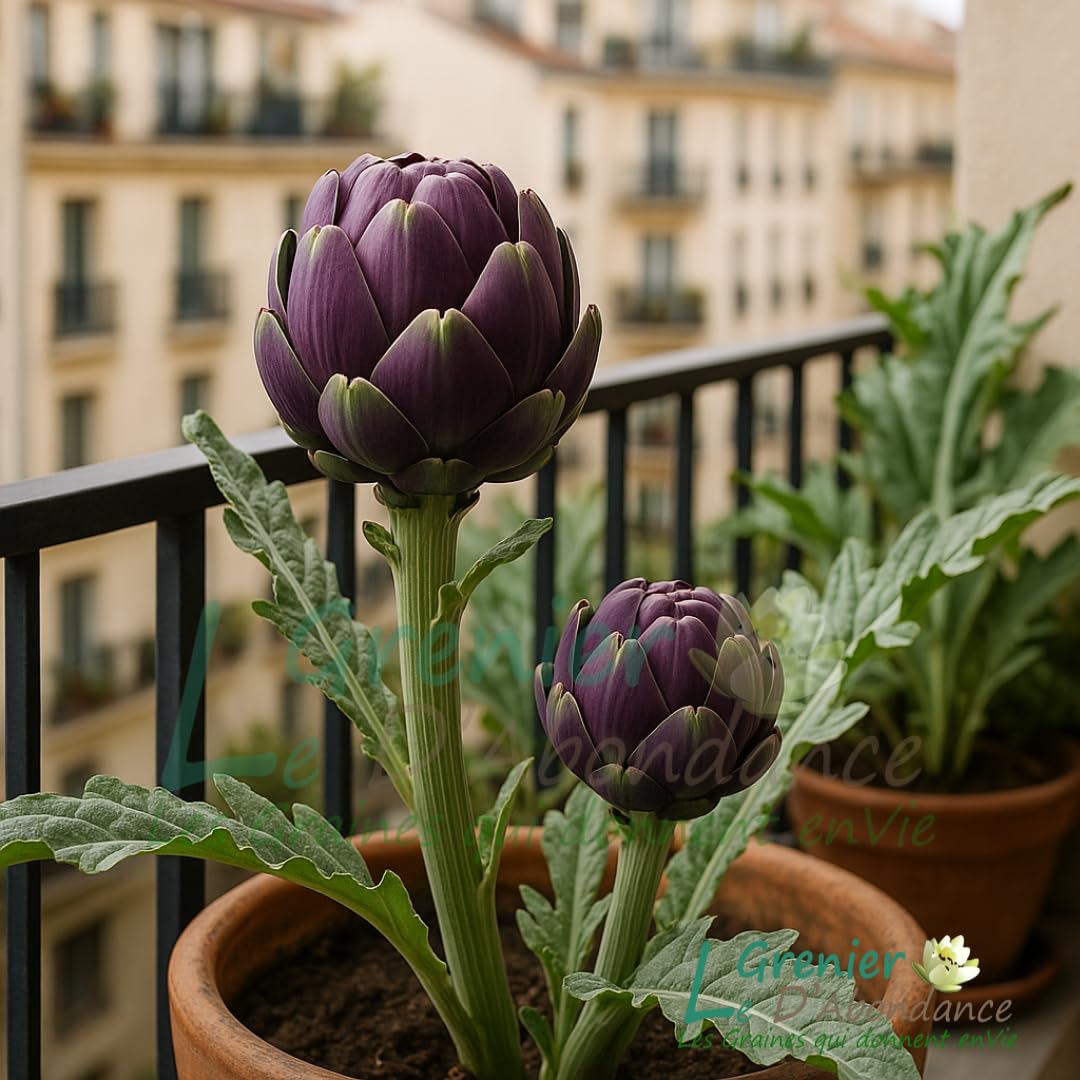 Le Grenier d'Abondance ARTICHAUT Violet de Provence Cynara scolymus 10 graines
