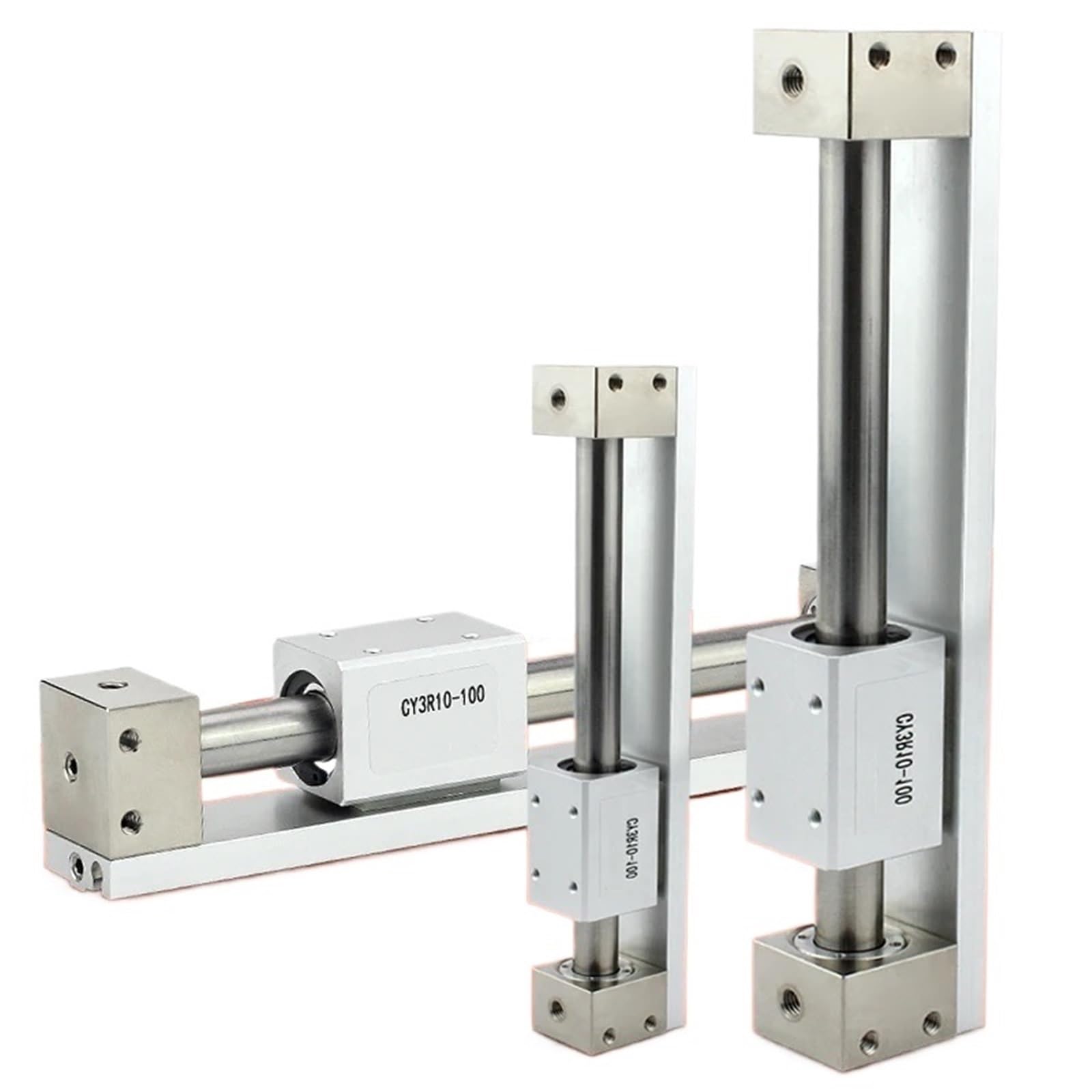 Vérin sans tige CY3R20H 400mm pneumatique magnétique pour chariot de guidage