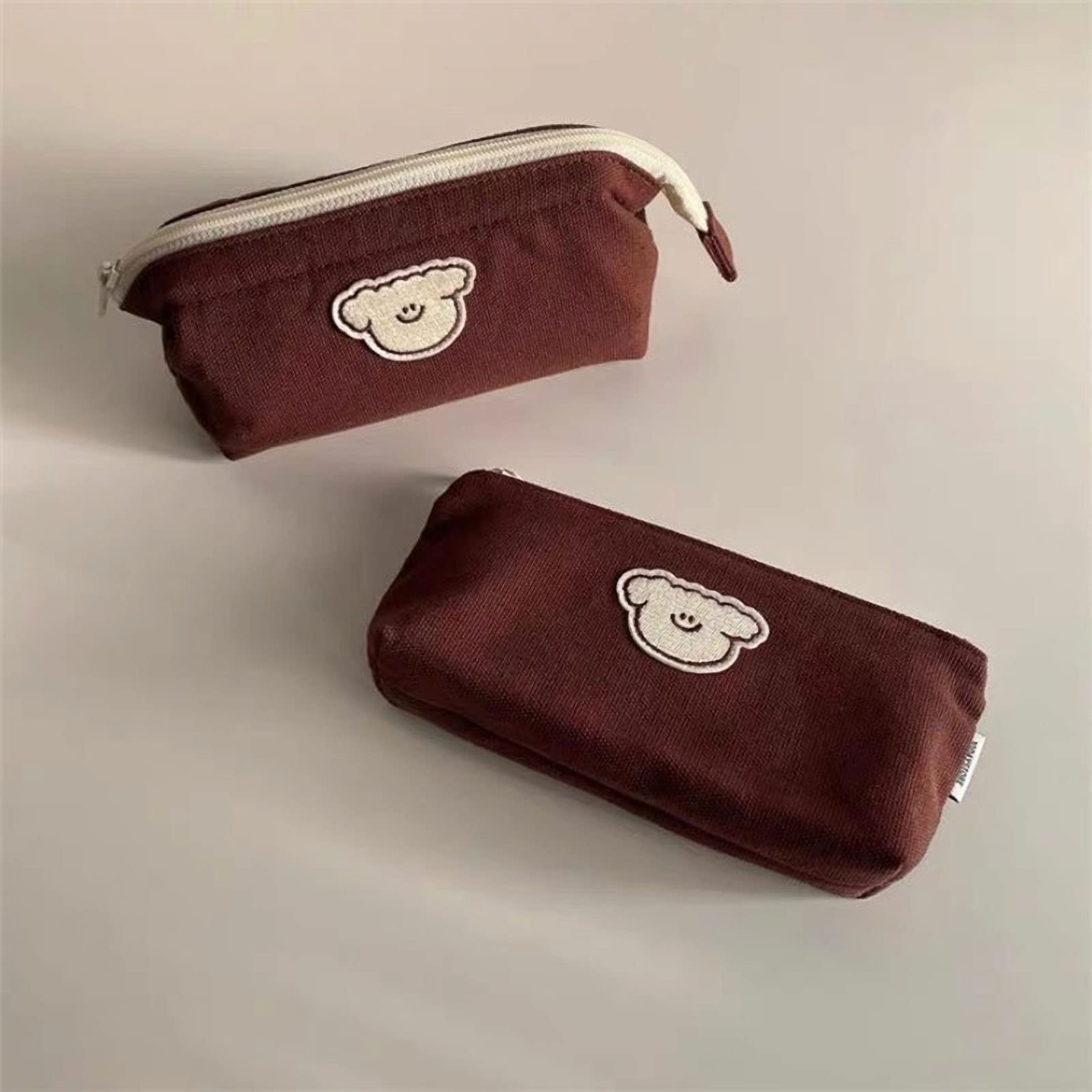 Amazon.co.jp: 筆箱 韓国 猫ちゃん かわいい犬 シンプル ふでば