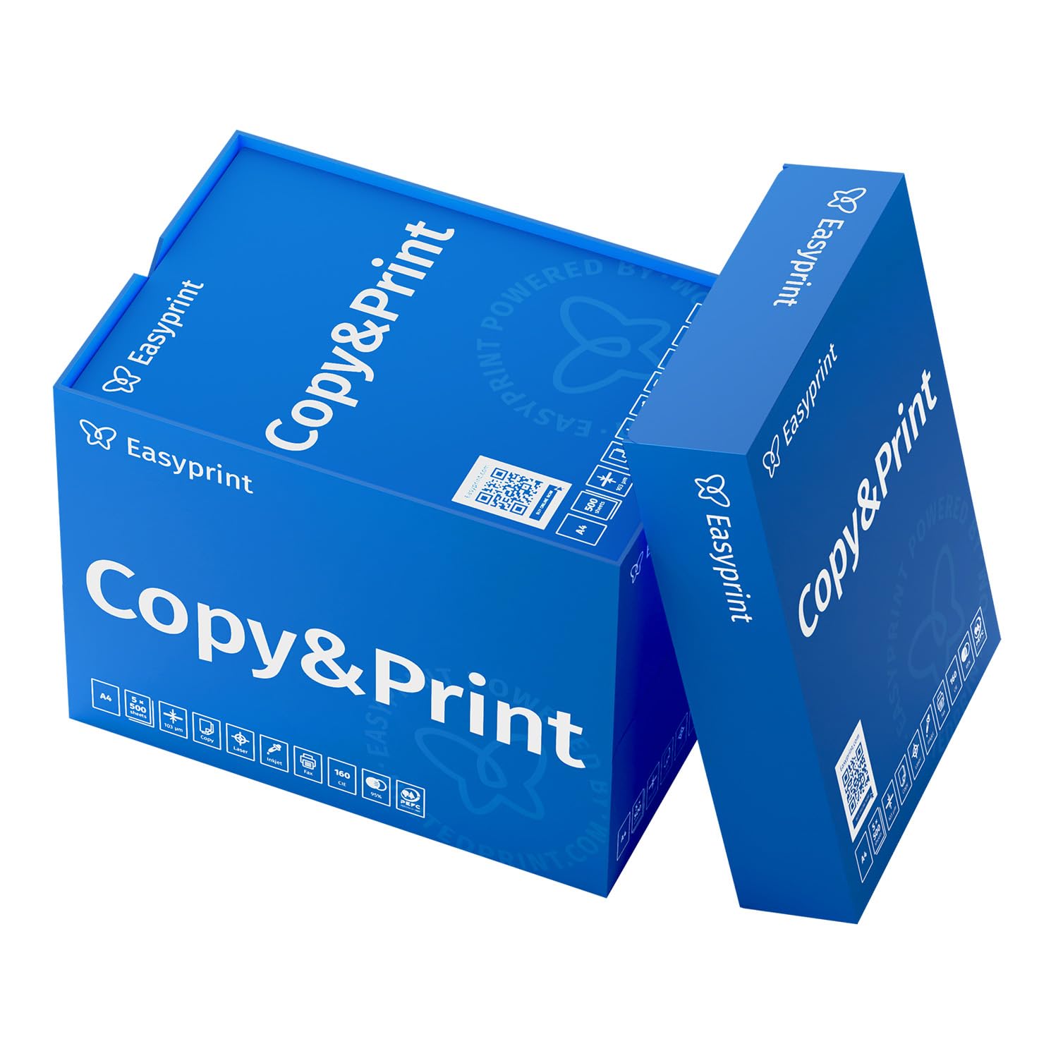 Easyprint Druckerpapier Kopierpapier 150000 Blatt 60 x 2500 A4 Premium Hochweiß CIE 160 PEFC zertifiziert