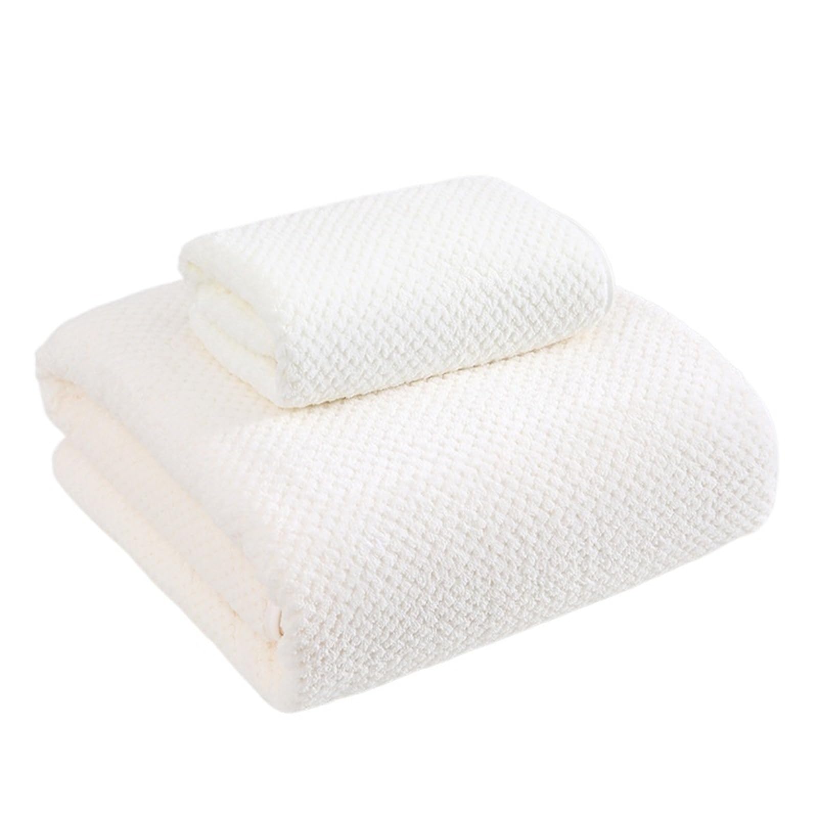 GMEqfhpOPS Boluoge large bath towel, thickened absorbent quick drying beach towel, coral fleece bath towel, household adult towel Towels Bath(White,140x70cm)