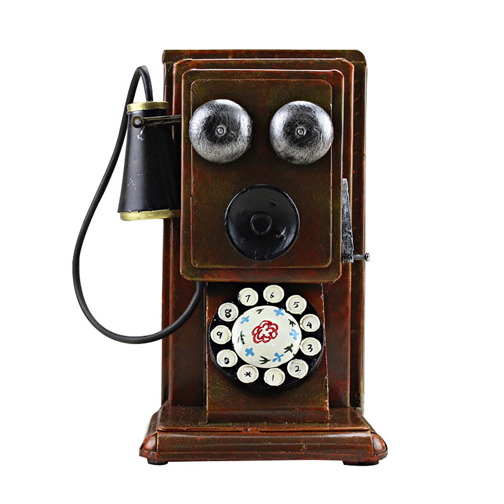 Téléphone vintage antique d'exception style rétro filaire