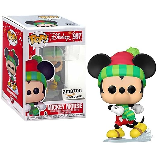 Pop Funko Pop Disney Holiday 997 Mickey Mouse Ice Skating Exclusive