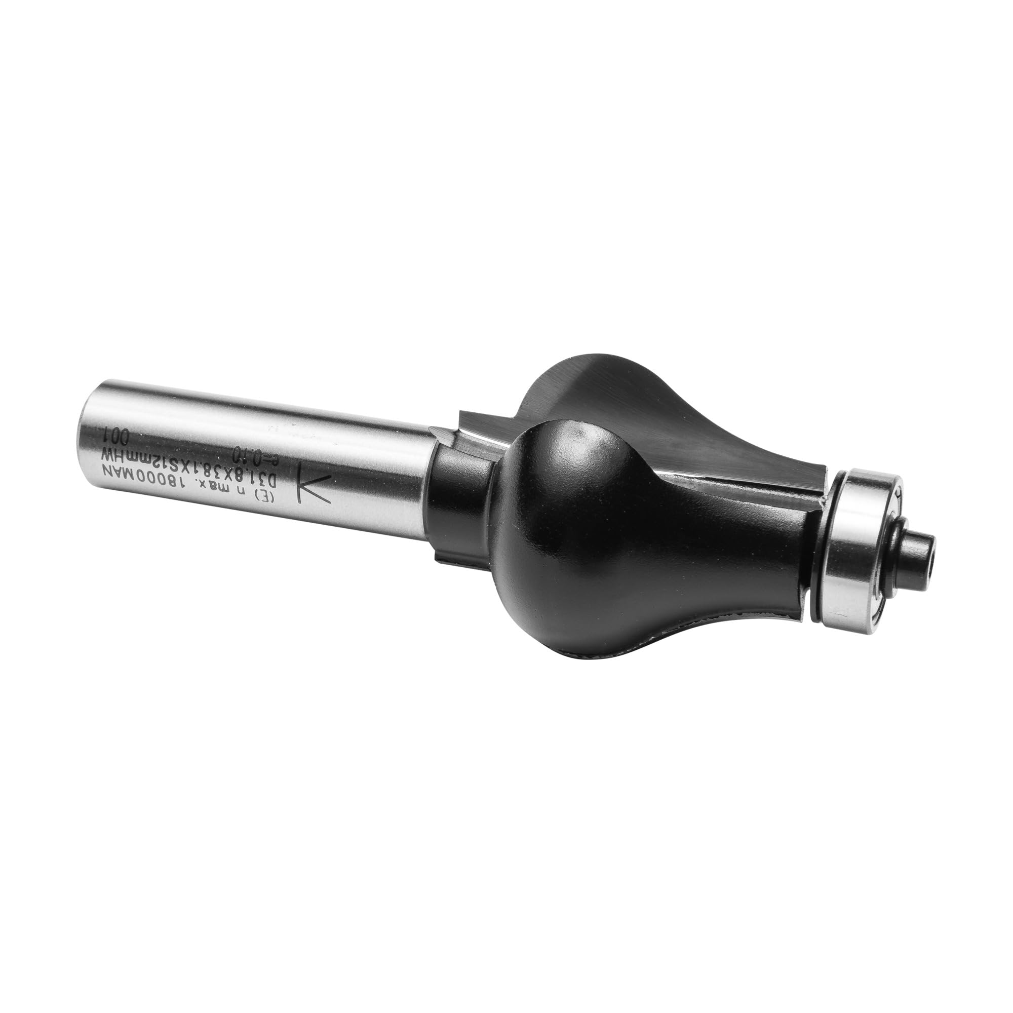 ENT 16770 Frez do poreczy profil 2 w wegliku, chwyt (S) 12 mm, srednica (D) 31,8 mm, NL 38,1 mm, R1 9,5 mm, R2 25,4 mm, SL 40 mm