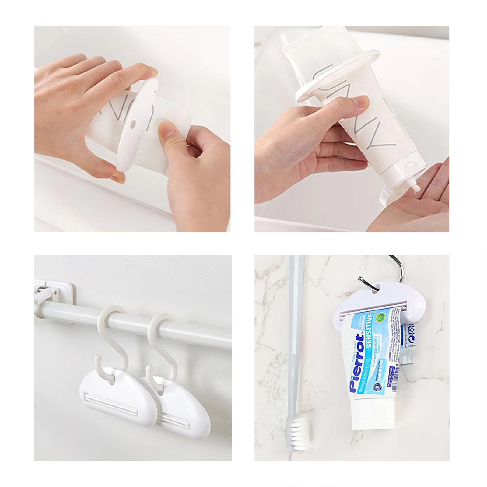 Tsathoggua 6 Pcs Toothpaste Tube Squeezer, Tube Squeezers for Bathroom Practical Toothpaste Squeezer, Toothpaste Clips - Image 3