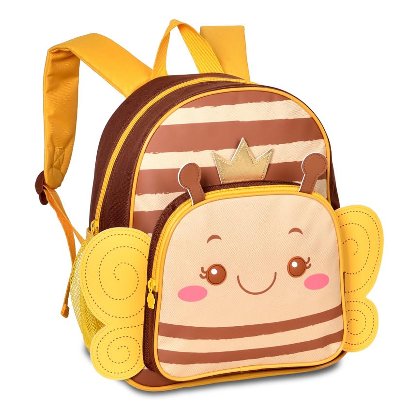 Mochila Infantil Costas Joaninha Abelha Borboleta Pets Crian�a 13 Polegadas Clio Pets (Abelha)