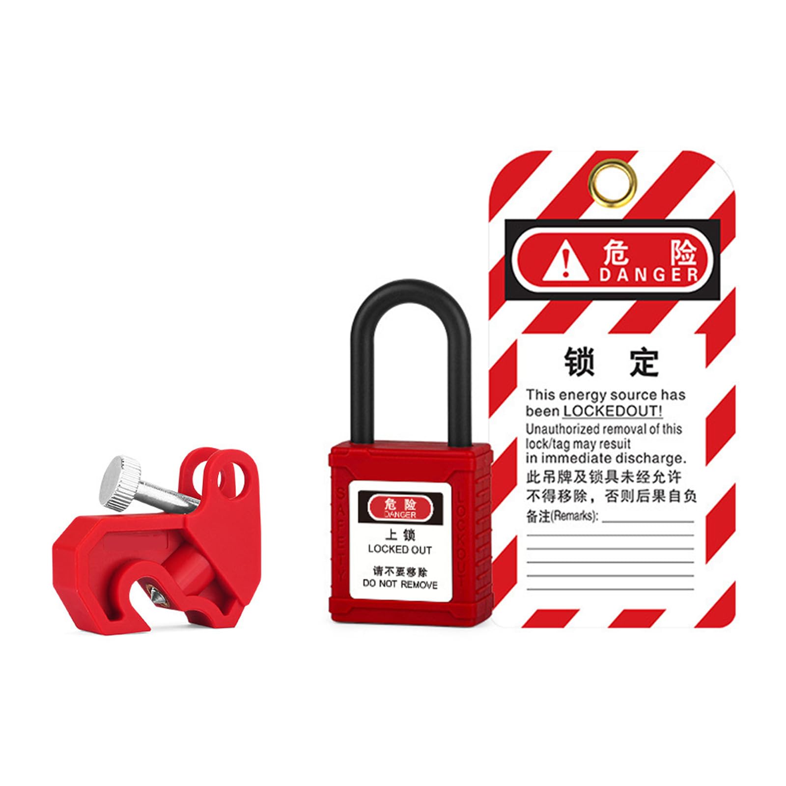 Electrical Breaker Device Nylons Materials Equipment Maintenance Security Tool Manual Locking Device