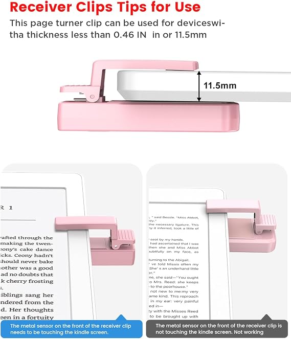 Remote Control Page Turner for Kindle Paperwhite Scribe Oasis Accessories