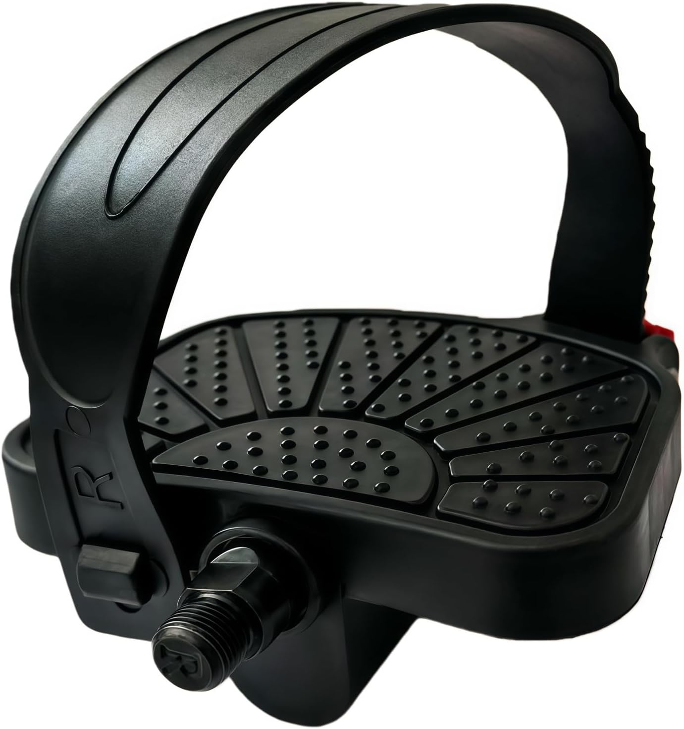 YBEKI Pro-Grade Exercise Bike Pedals – 9/16″ & 1/2″ Spindle, Adjustable Straps | Fits Peloton/Schwinn/Spin Bikes, Anti-Slip, 500lb Capacity