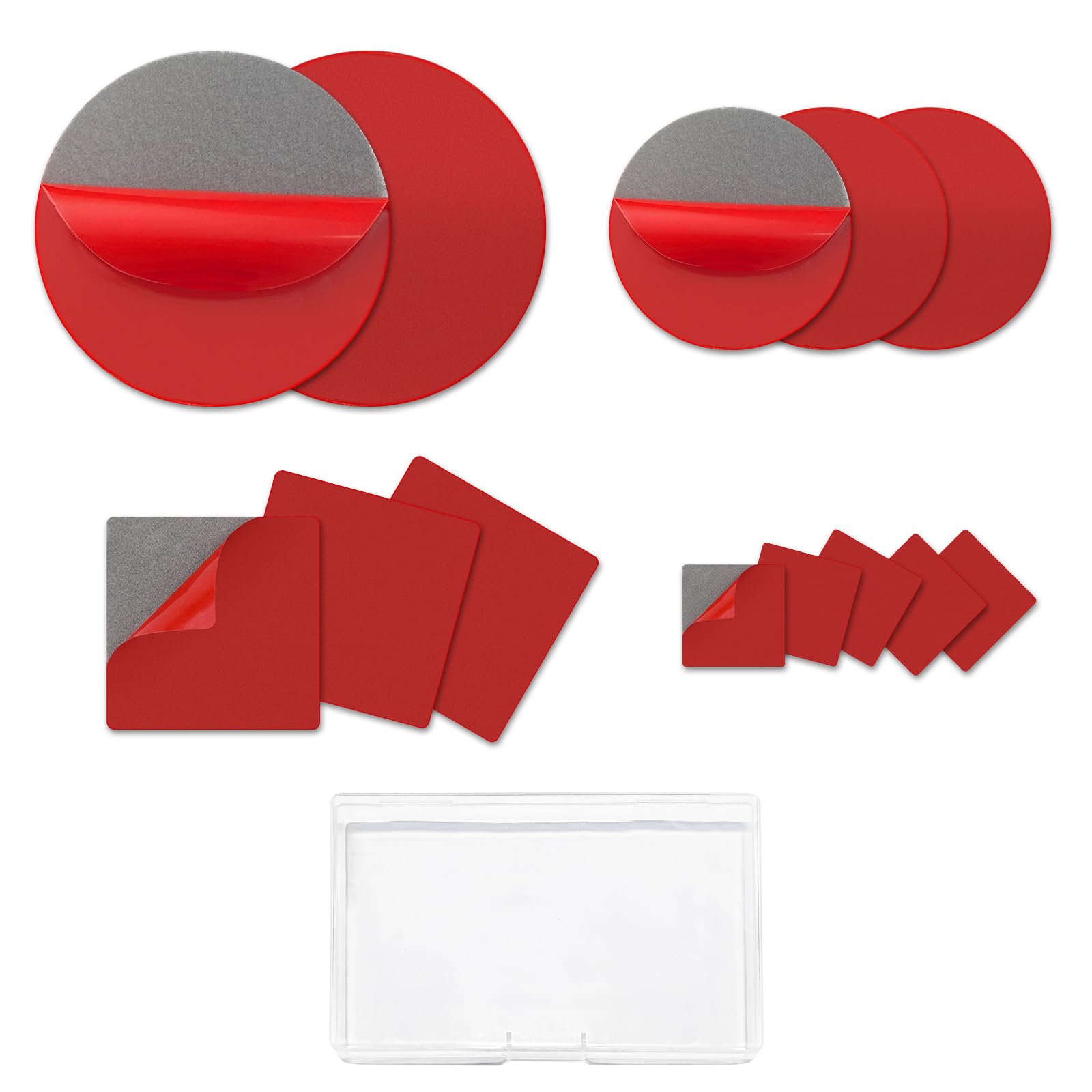 PJHAJH 35 Pcs Double Sided Sticky Pads, Heavy Duty Dash Cam Adhesive Pads