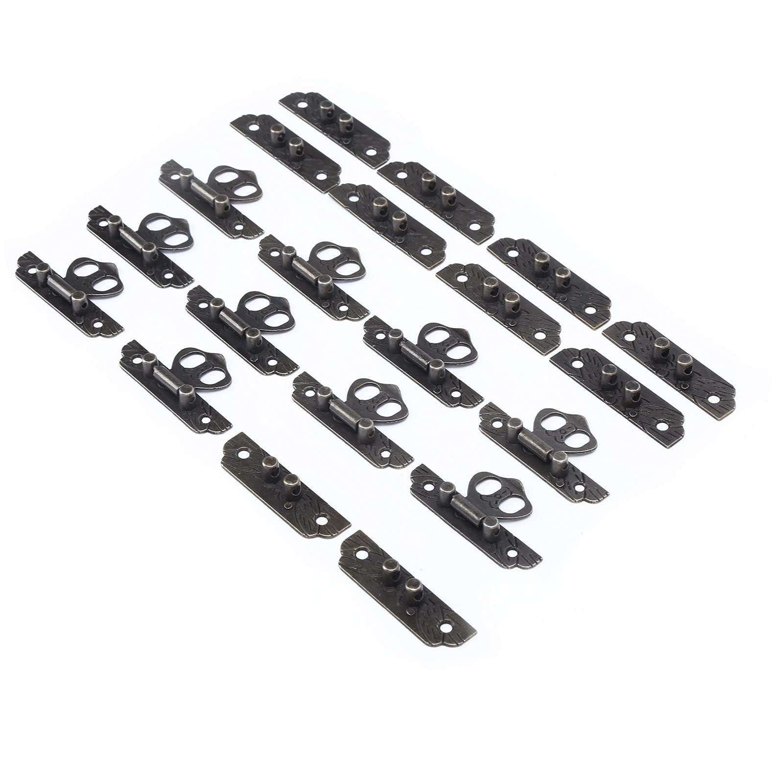 ADIUM Aluminum Lock Buckle, Jewelry Clasp Latch Retro Exquisite Vintage for Drawers for Chests for Cabinet for Wine Box for Wedding Card Box