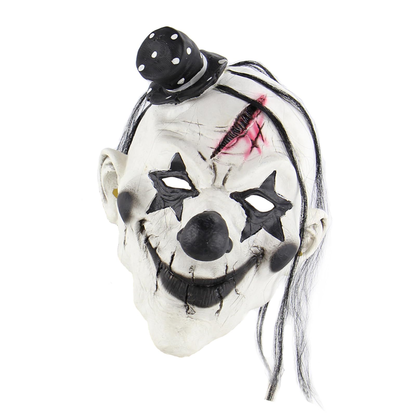 Xjdzineq Clown Latex Horror for Halloween Scary Clown Latex Horror for Halloween Scary