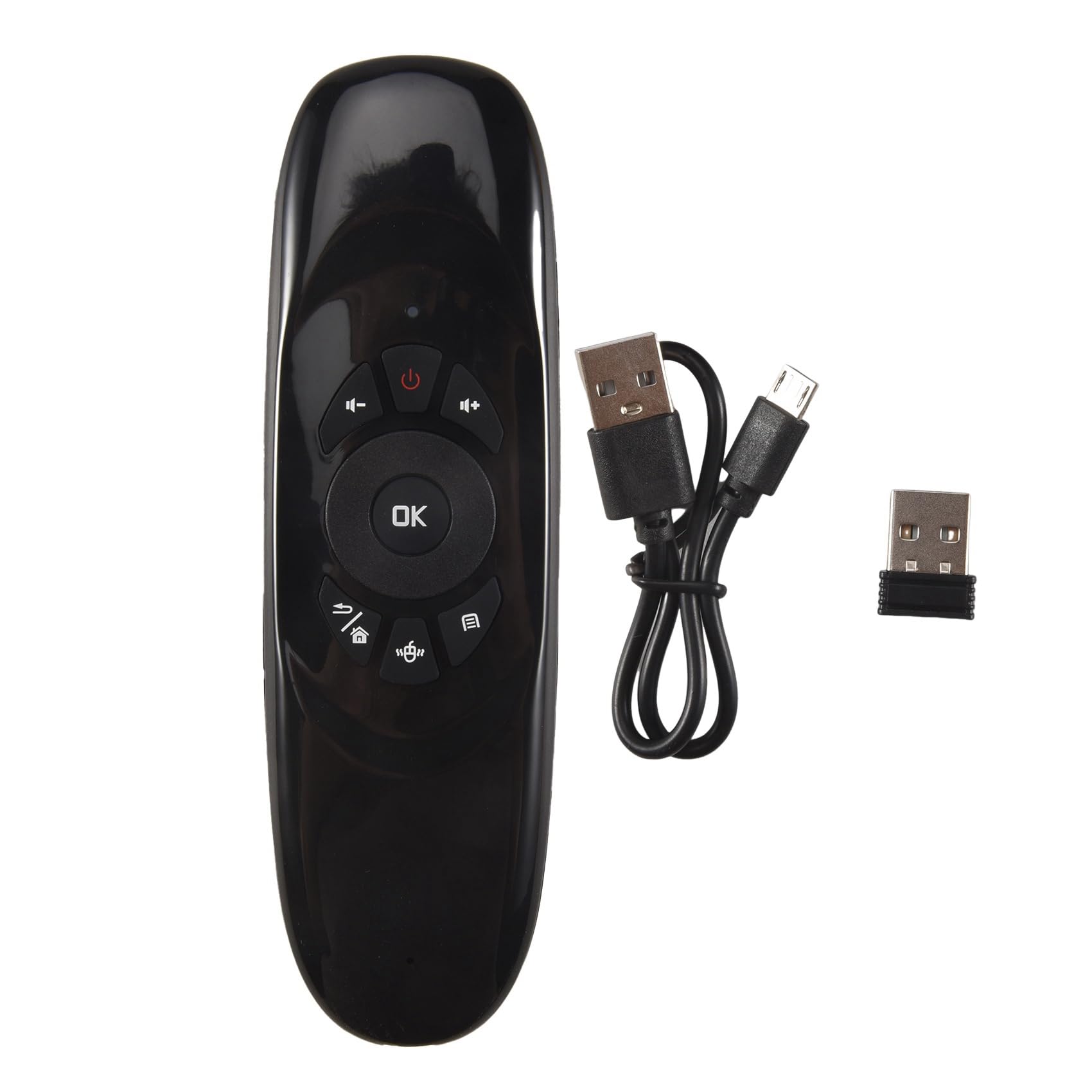 2.4G Air Mouse Wireless Keyboard Remote Control for Android TV Box Computer English Version 6 Axes Gyroscope