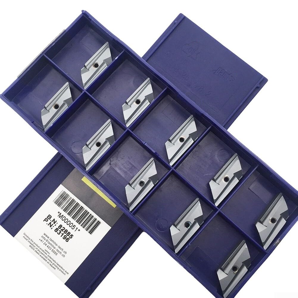 Inserti In Carburo SPORTARC KNUX 160405R – Confezione Da 10 Per Lavorazione Precisa Dell'acciaio, Per Sgrossatura E Finitura