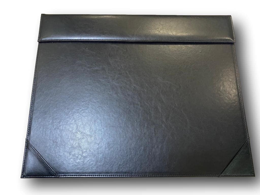 Agendepoint.it - Servizio Da Scrivania In Ecopelle Soft Touch 4 Pezzi Colore Nero Set Scrittoio