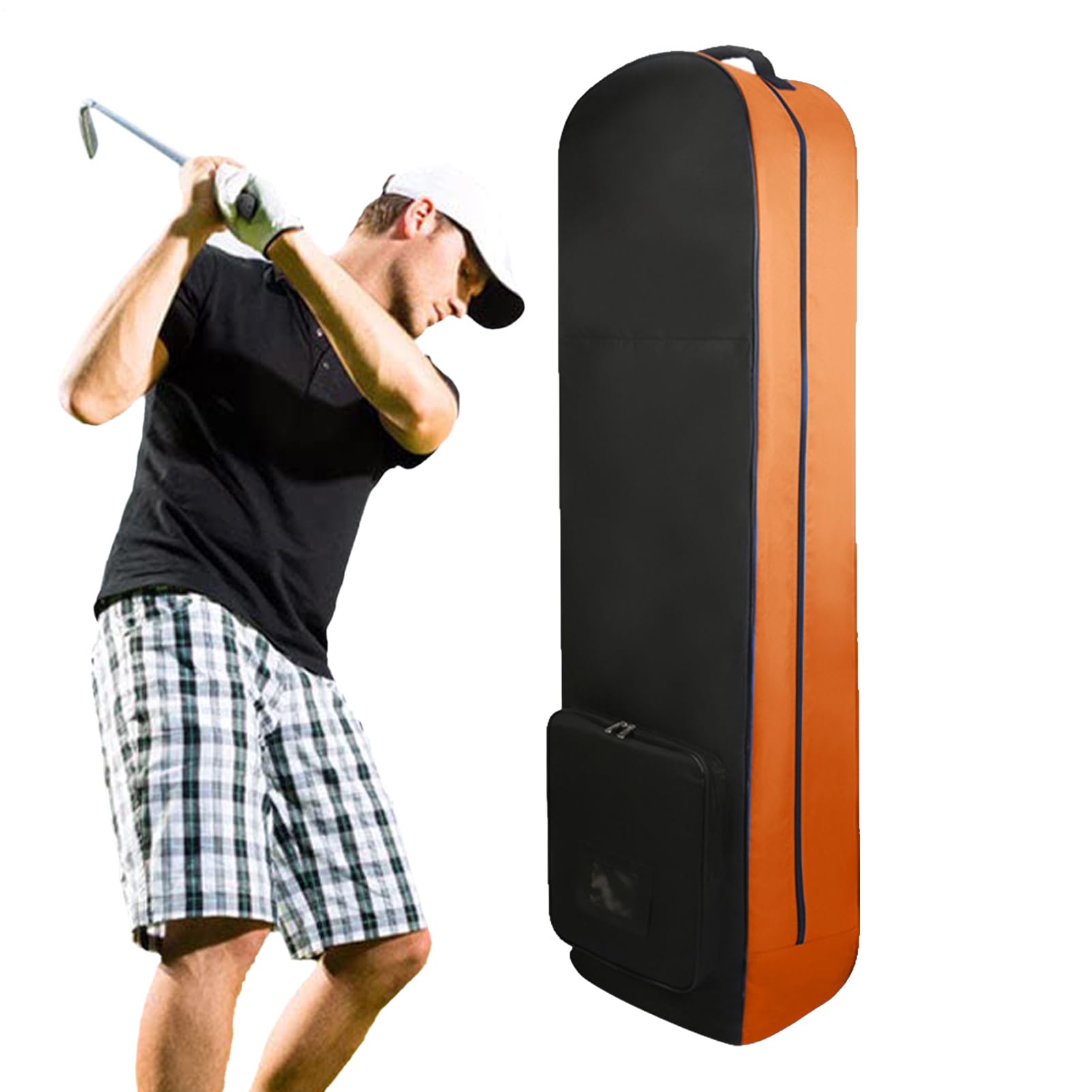 Golfreistas | Flugzeugradtaschen für Golfreisen | Faltbare leichte | Lagerung von Golfzubehör Verschleißfest für Männer, Frauen, Reisen, Golfer, Reisen