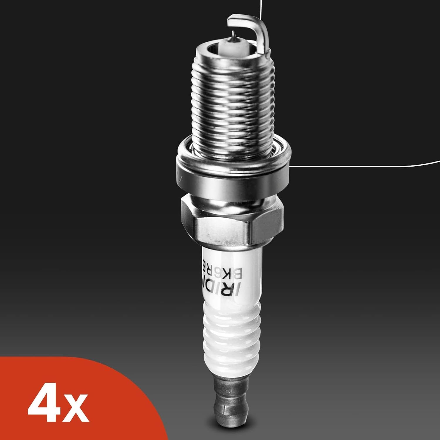 A-Premium 1x Ignition Coil Pack and 6x Iridium Spark Plugs Compatible with Hyundai Sonata 1999-2001 2005 & Kia Optima 2001 2004-2005, Magentis 2001-2006