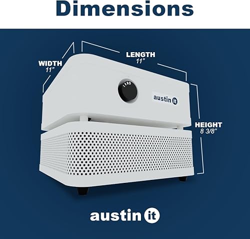 Miniatura 2 de Austin Air it - Purificador de aire para habitación con filtros de aire de envoltura de carbono COV, filtro de aire personal para habitación