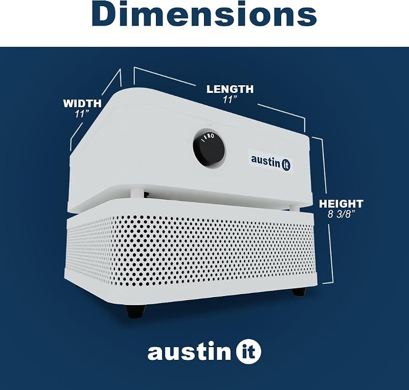Austin Air it Room Air Purifier With VOC Carbon Wrap, Model C100CC1 image 2