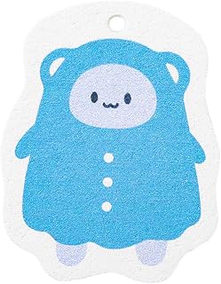 B Baosity Cleaning Scrub Sponge Kitchen Dish Scrub Sponge Pad, Reusable Kitchen Sponge for Kitchen Pots Pans, Dishes, Blue Bear