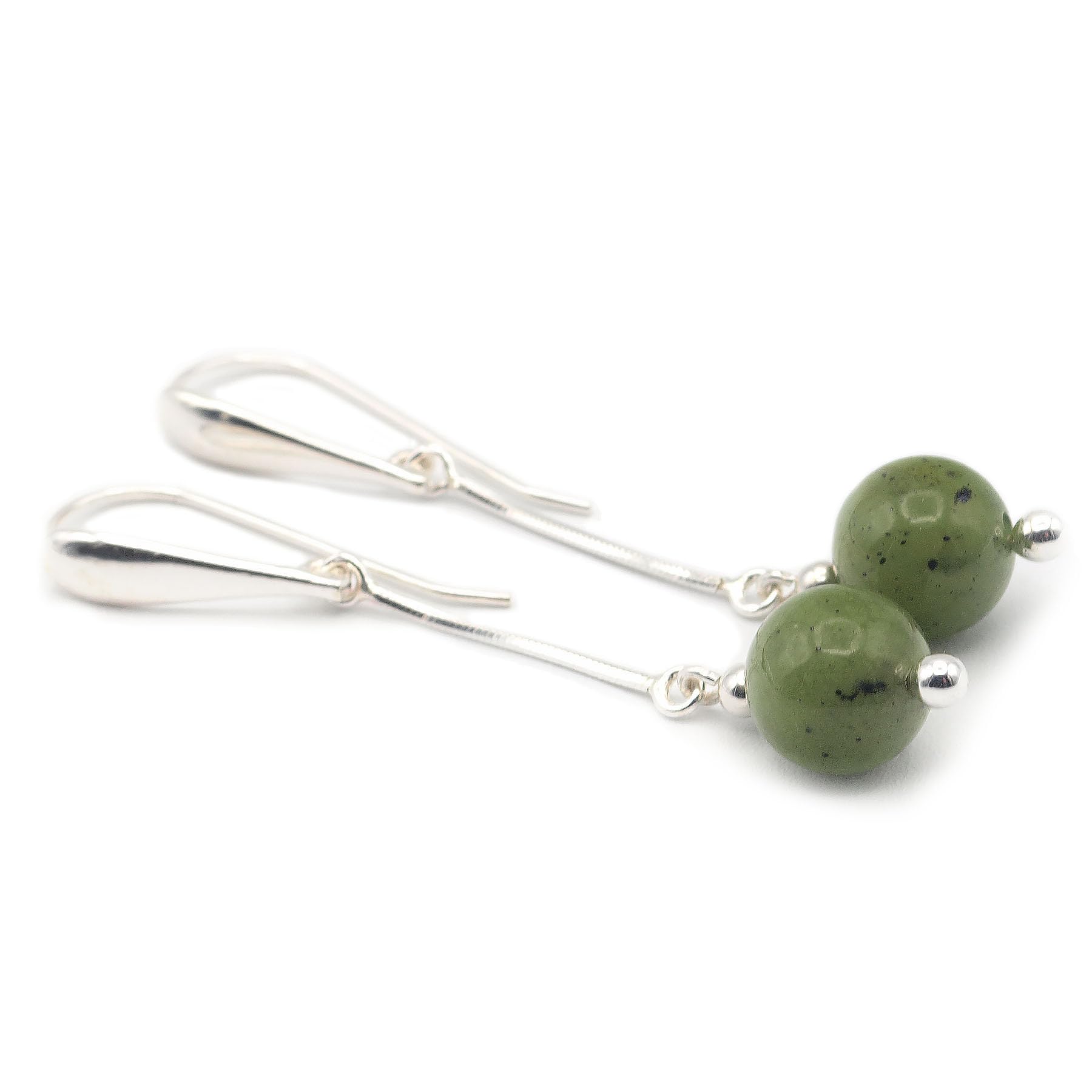 Pendientes Jade y Plata 925
