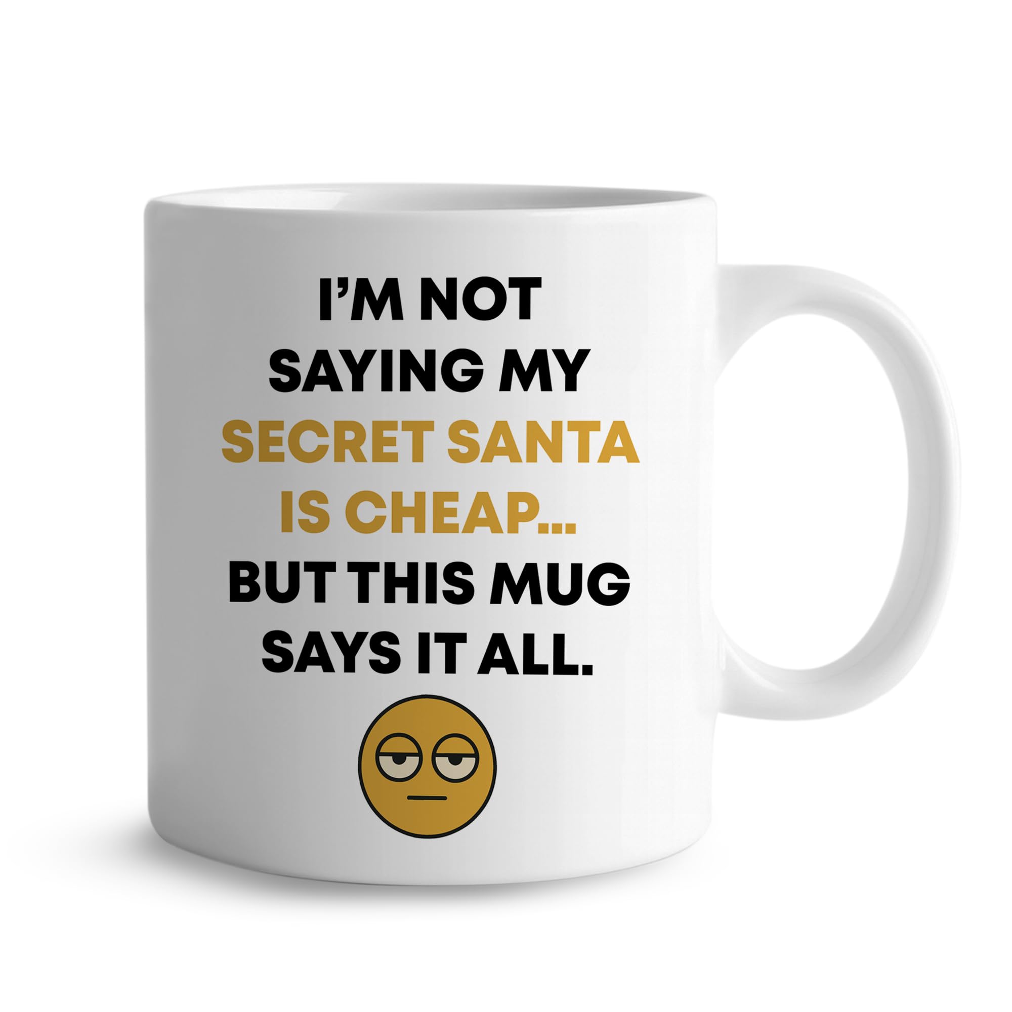 RED OCEAN Secret Santa Funny Gifts for Men and Women Novelty Secret Santa Gift for Work Colleagues Coworkers Sarcastic Xmas Coffee Mug Office Exchange