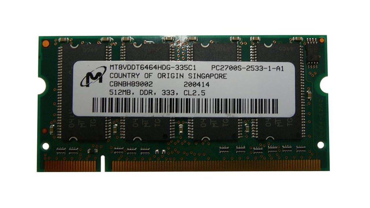 DDR2 Micro-DIMM 512MB 1枚 計512MB [D2M#2] DDR2 Micro-DIMM 512MB 1枚 計512MB [D2M#2]