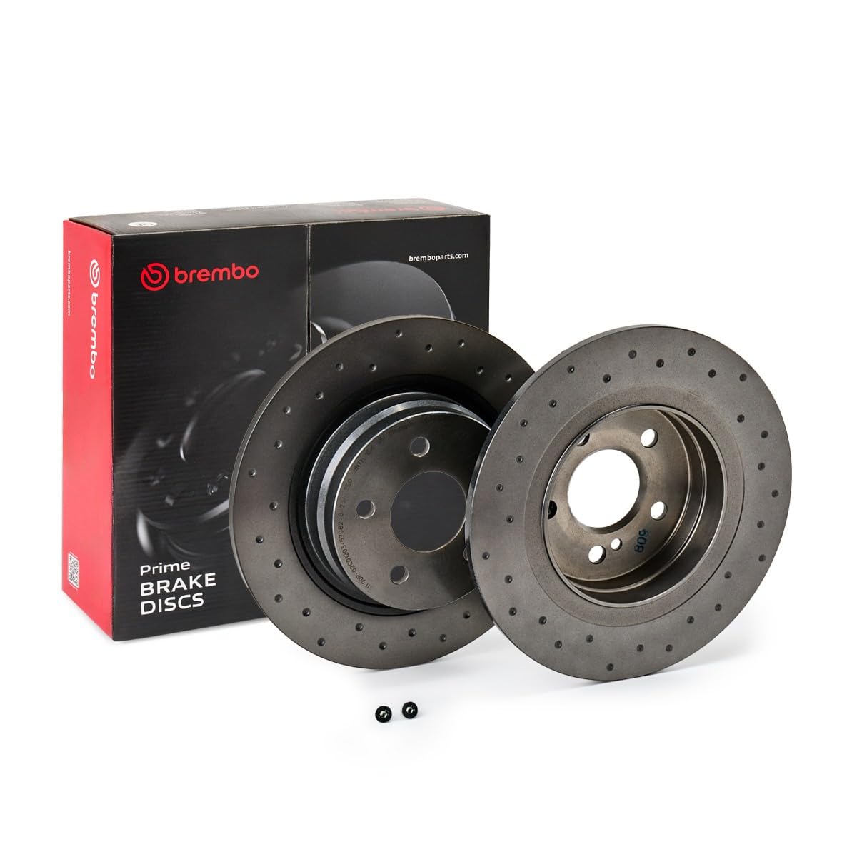 BREMBO 08.A612.4X 2x Disque de frein Arrière Ø300mm Hauteur: 57,7mm Épaisseur: 10mm Plein perforé Compatible avec MERCEDES-BENZ Classe C Berline W204 Classe C Break S204 Classe E Coupé C207