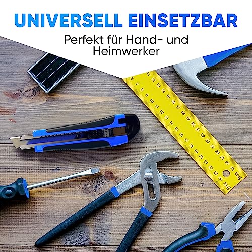 LAINFELD 120 Cuttermesser Klingen | 18mm Teppichmesser Klingen | Ersatzklingen für Kuttermesser, cutter knife | Kattermesserklinge Abbrechklingen