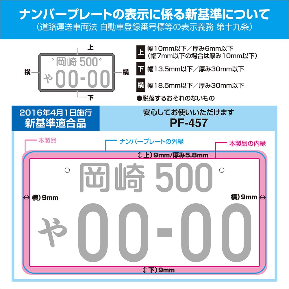 Amazon | 槌屋ヤック(Tsuchiya Yac) 車内用品 ﾃﾞｭｱﾙﾅﾝﾊﾞｰﾌﾚｰﾑ Phantom