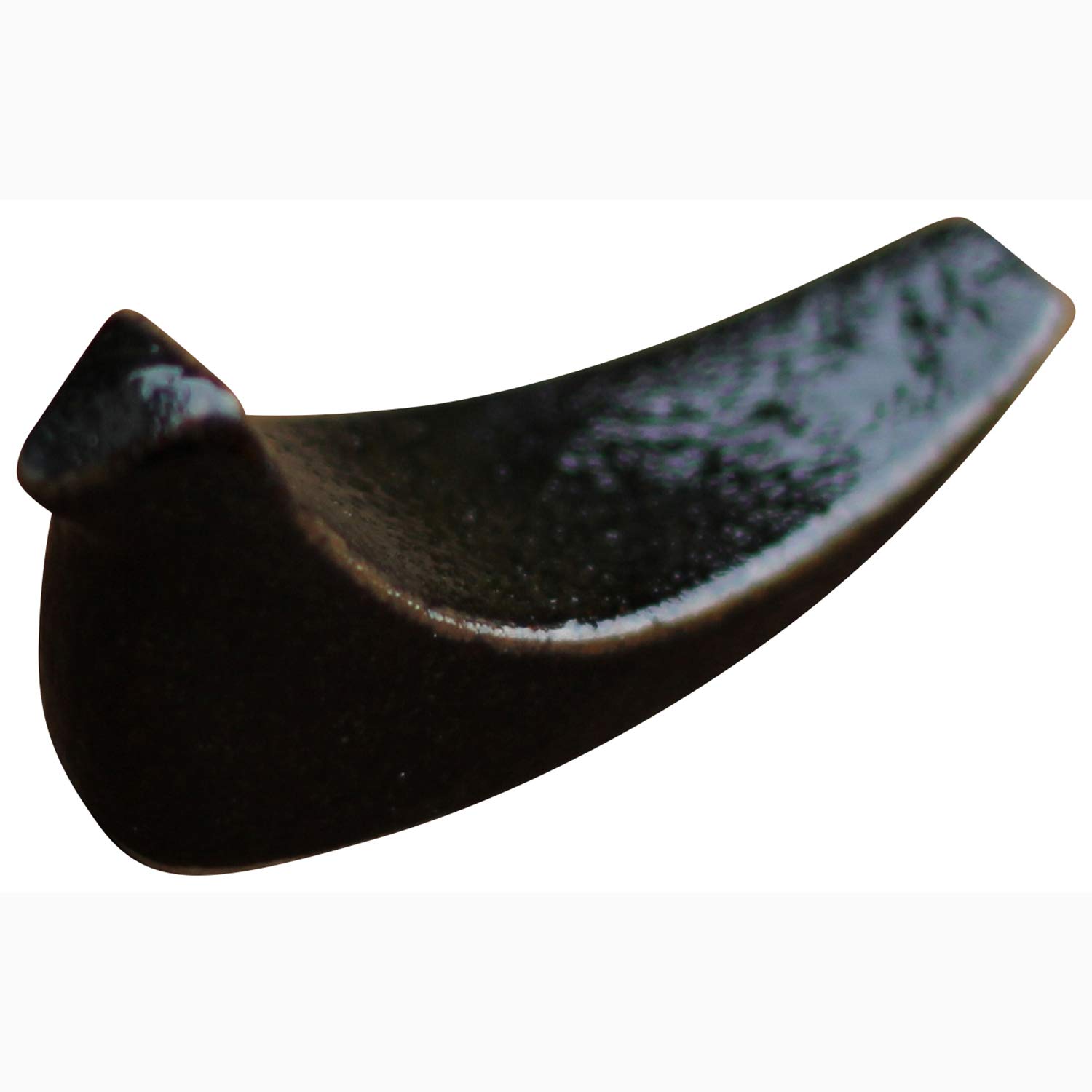 Mashiko Ware Bird Chopstick Rest in Black Glaze
