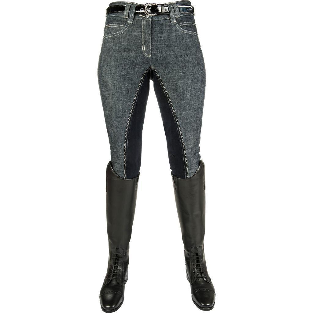 Hkm Miss Blink Riding Show Breeches black/blackEU176/age 14-15