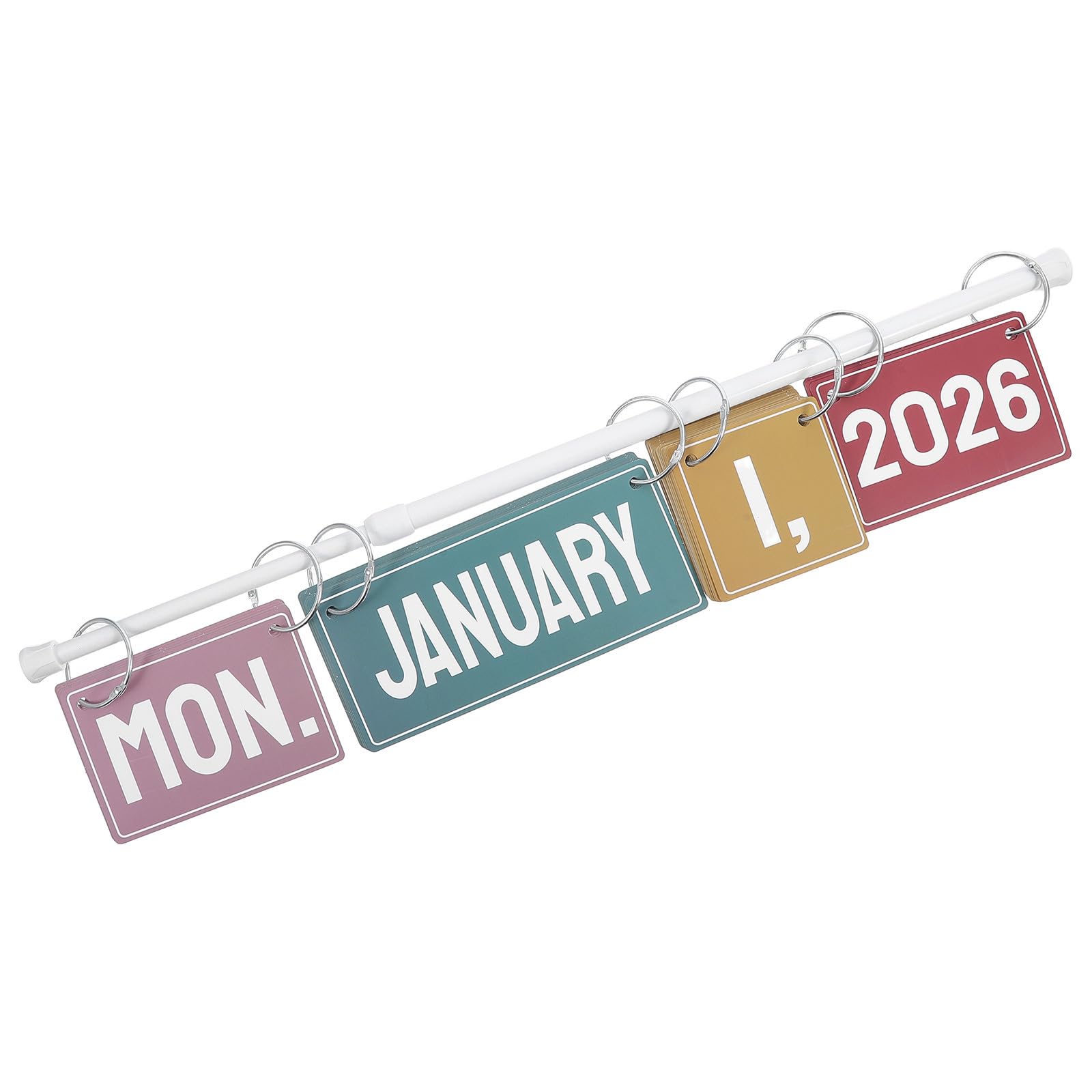 Evite Dañar Paredes con el Calendario de Tarjetas Autoadhesivo Gatuida 2029 Reutilizable 8