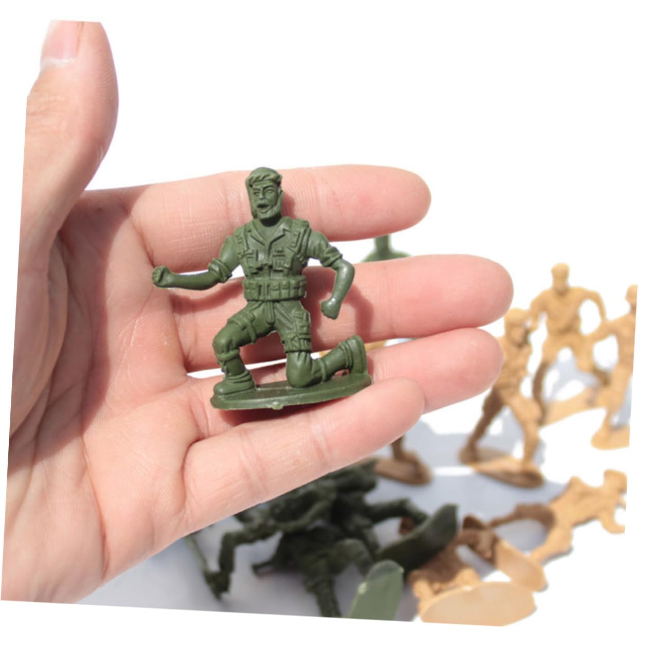 Mikinona Militar de Plástico Mini de 88 Piezas para Niños